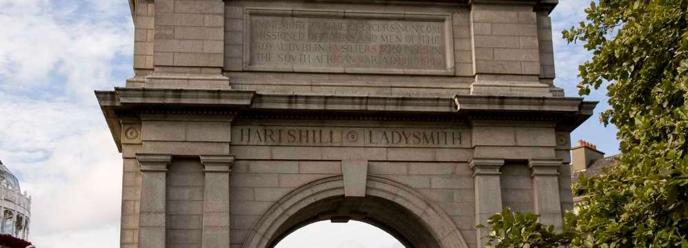 Park Entrance in Dublin, Ireland Park Entrance in Dublin, Ireland